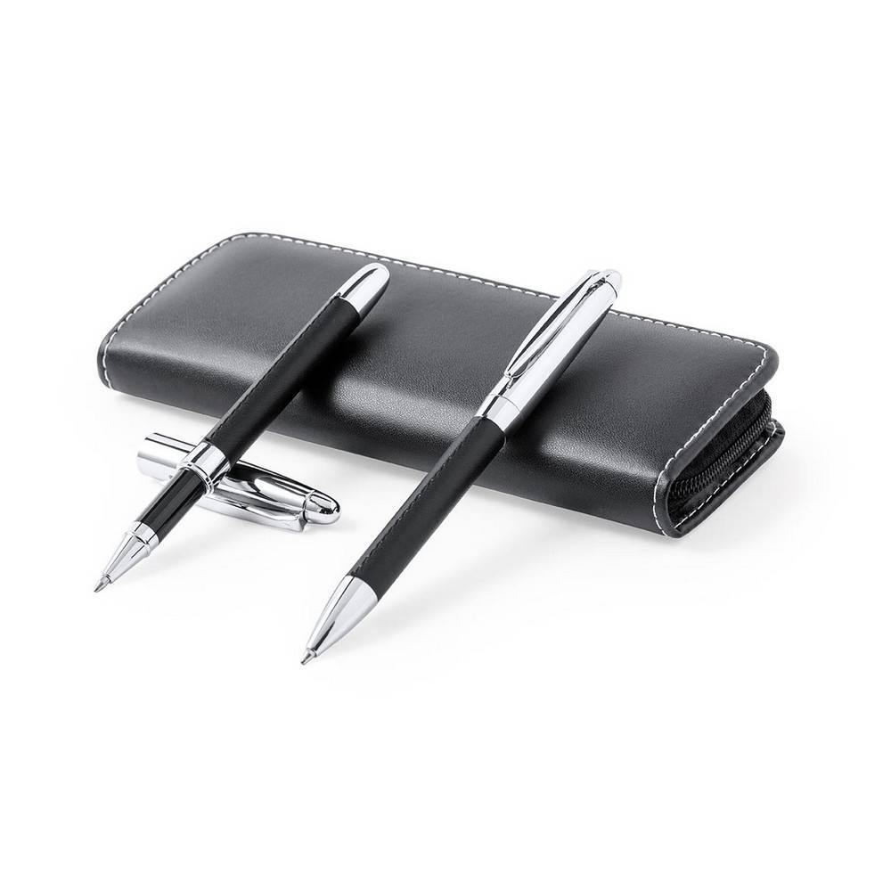 Set d'écriture, stylo bille et stylo bille roulante personnalisable