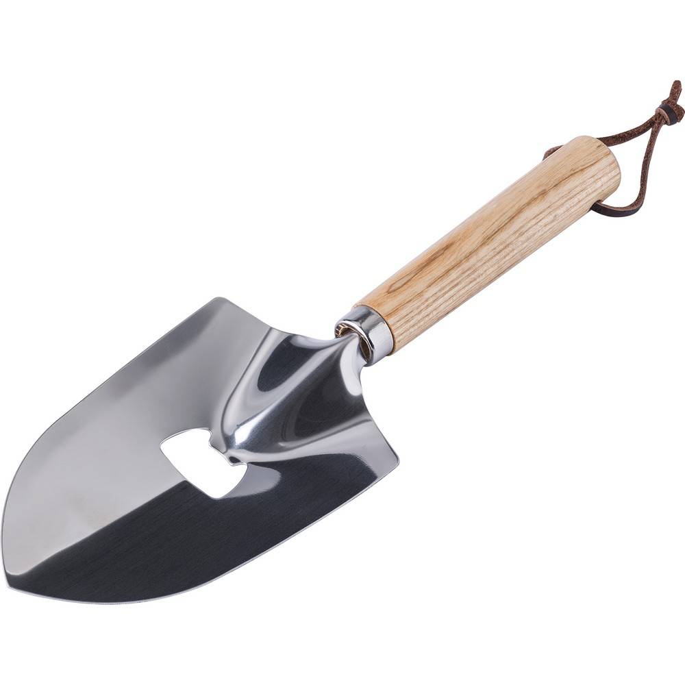 Spatule de jardin, décapsuleur brun personnalisable avec logo