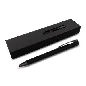 Stylo à bille Joziah noir personnalisable avec logo