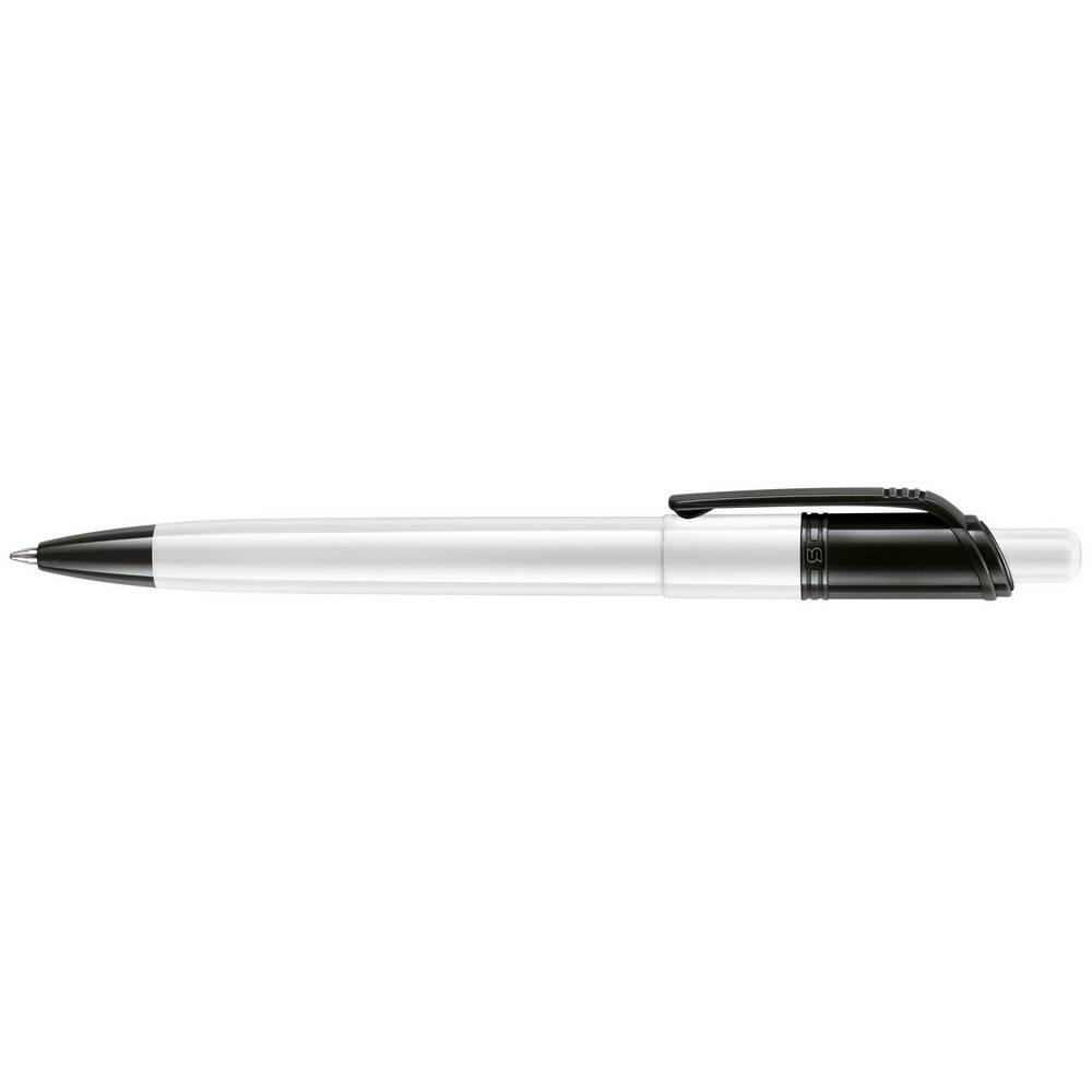 Stylo à bille STILOLINEA en ABS Ducal noir personnalisable avec logo