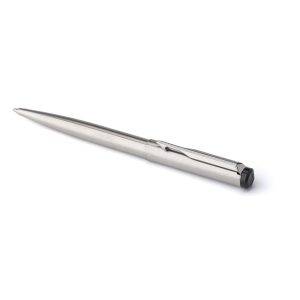 Stylo à bille 'Vector' argent personnalisable avec logo