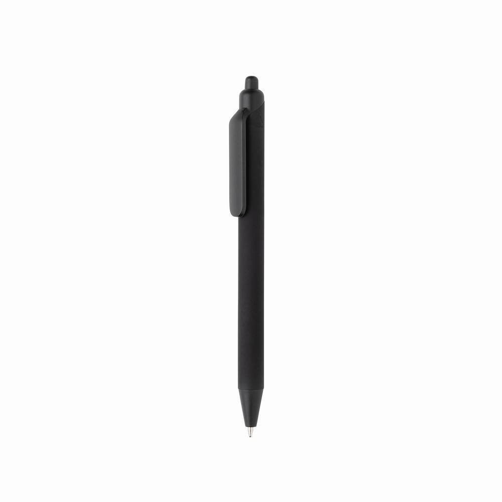 Stylo avec finition gomme en ABS recyclé certifié GRS personnalisable