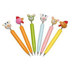 Stylo bille 'animal' Lillian neutre personnalisable avec logo