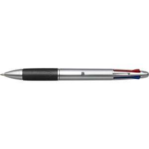 Stylo bille avec encre multicolore noir personnalisable avec logo