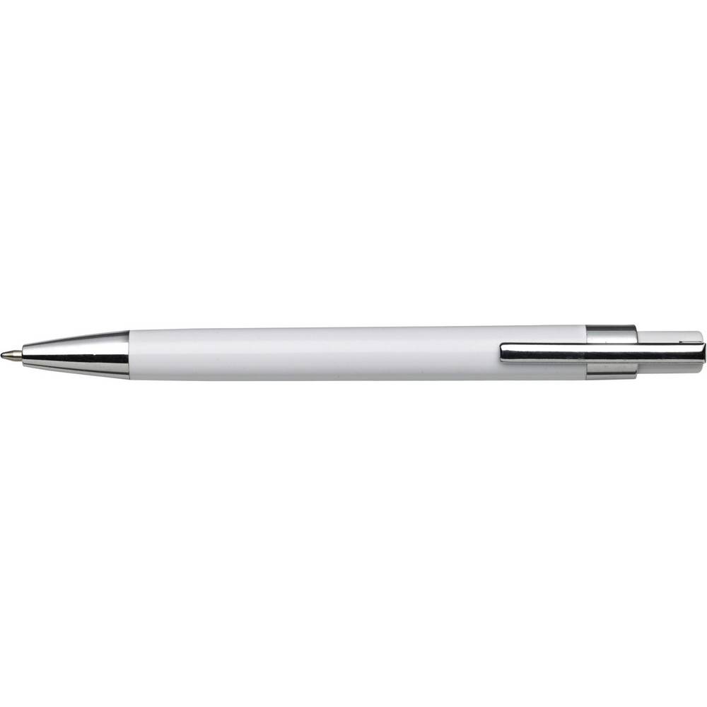 Stylo bille blanc personnalisable avec logo – réf. V1431-02