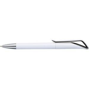 Stylo bille géométrique noir personnalisable avec logo