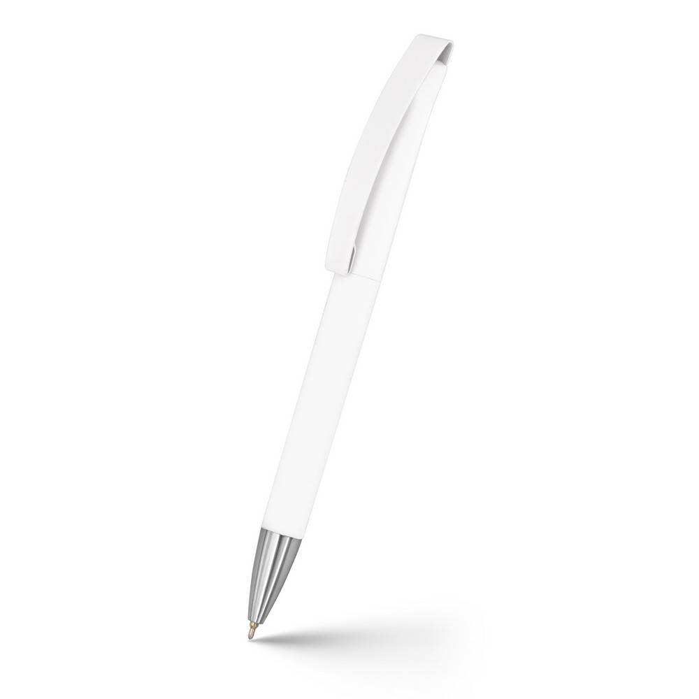 Stylo-bille Noxaro blanc personnalisable avec logo