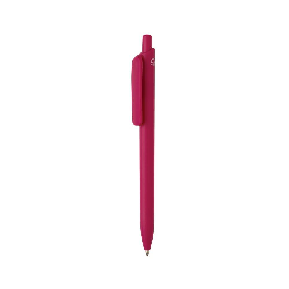Stylo en ABS recyclé certifié GRS Bolt rose personnalisable avec logo