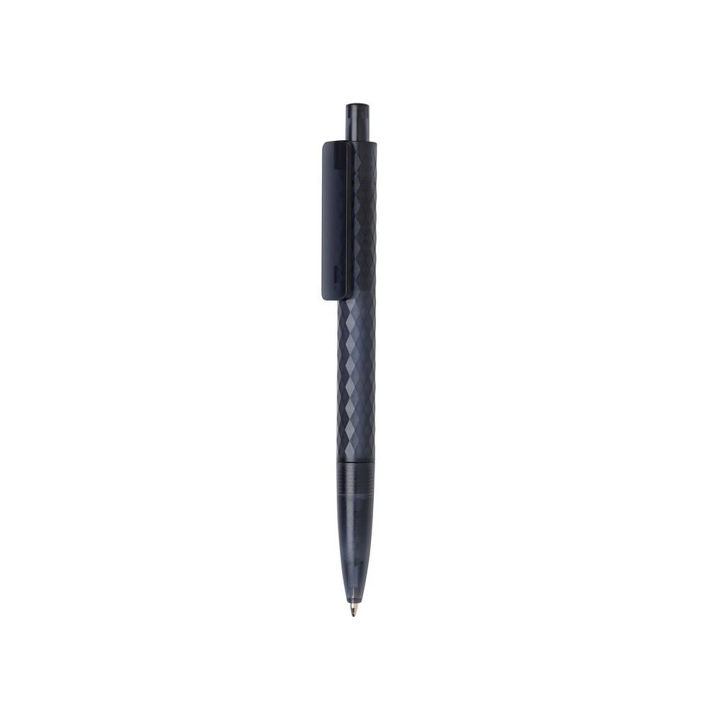 Stylo X3 en plastique givré GRS bleu personnalisable avec logo – réf. P611.3325