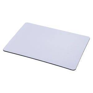 Tapis de souris blanc personnalisable avec logo