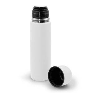 Thermos 500 ml Olympe blanc personnalisable avec logo