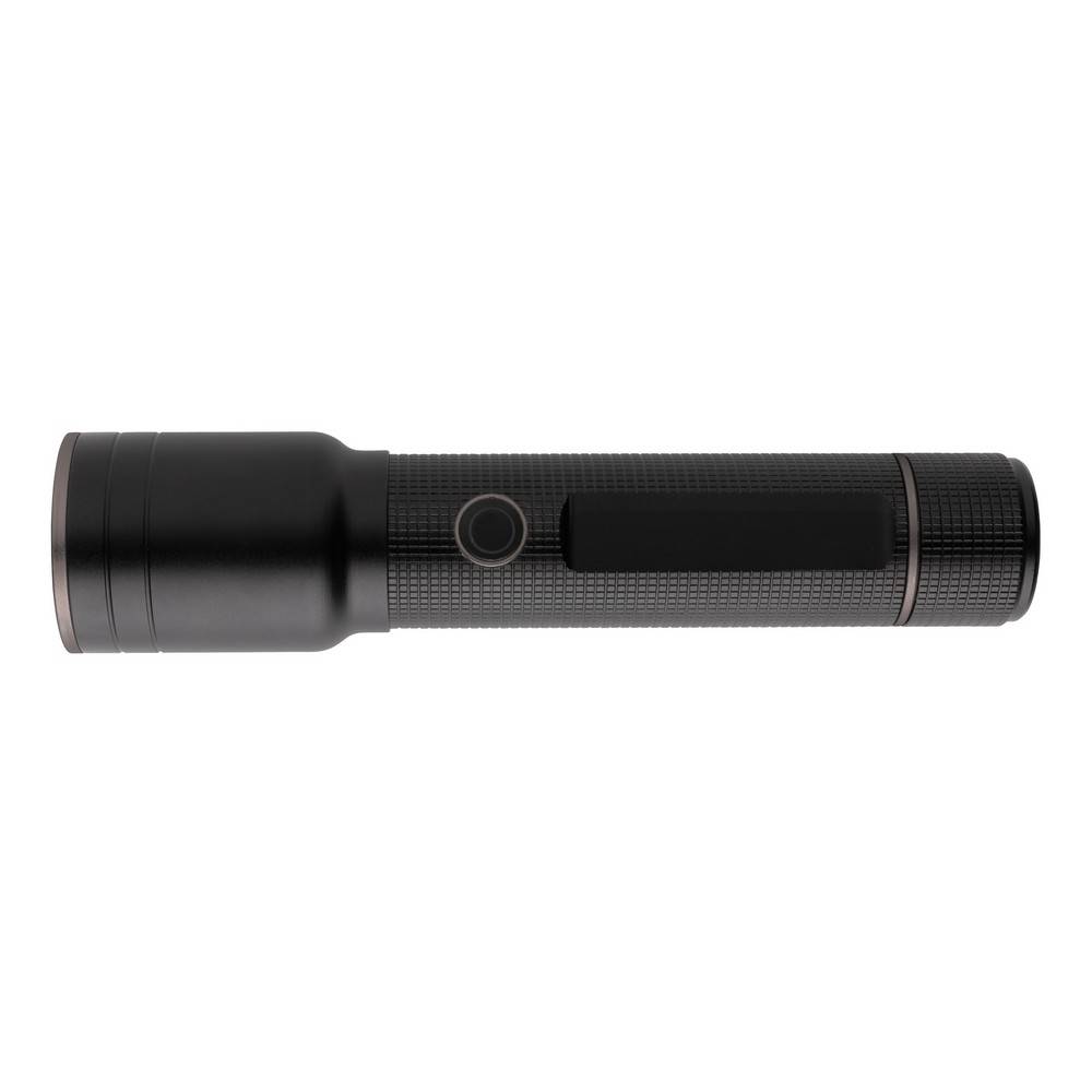 Torche robuste rechargeable par USB en aluminium personnalisable