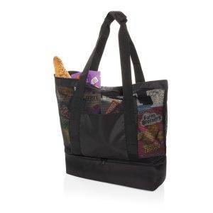 Tote bag isotherme 2 en 1 en rPET AWARE Iqlo noir personnalisable