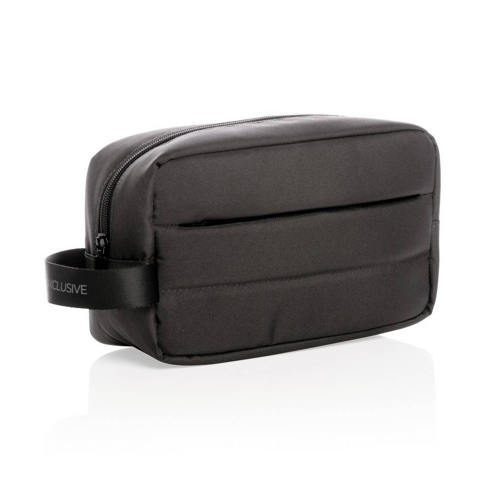 Trousse de toilette Impact en rPET AWARE™ noir personnalisable