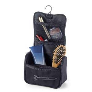 Trousse de toilette noir personnalisable avec logo – réf. V4711-03