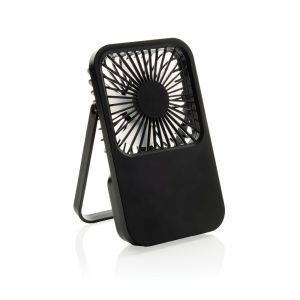 Ventilateur de bureau en plastique recyclé RCS Aervina personnalisable