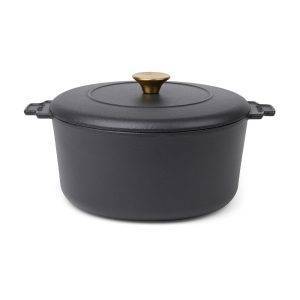 VINGA Cocotte 5.5 L Monte heritage noir personnalisable avec logo