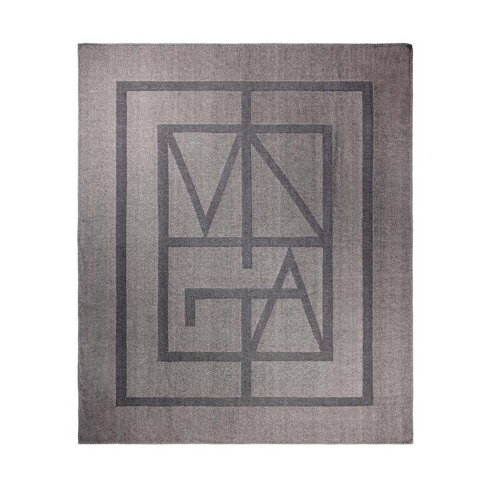 VINGA Couverture GRS Monogram szary personnalisable avec logo