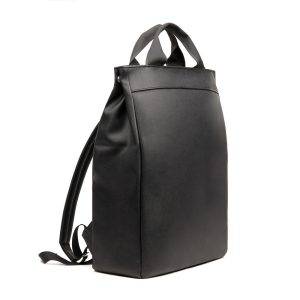 VINGA Sac à dos en PU recyclé RCS Bermond noir personnalisable