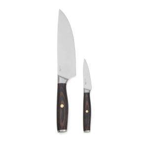 VINGA Set du chef en acierTara noir personnalisable avec logo